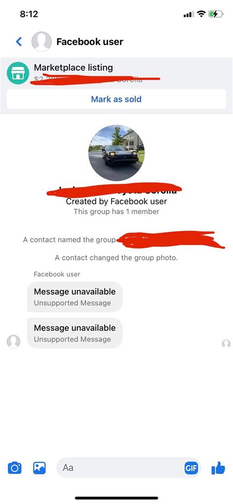 Get Rid of the "This person Is unavailable on messenger" message. . Message unavailable facebook marketplace
